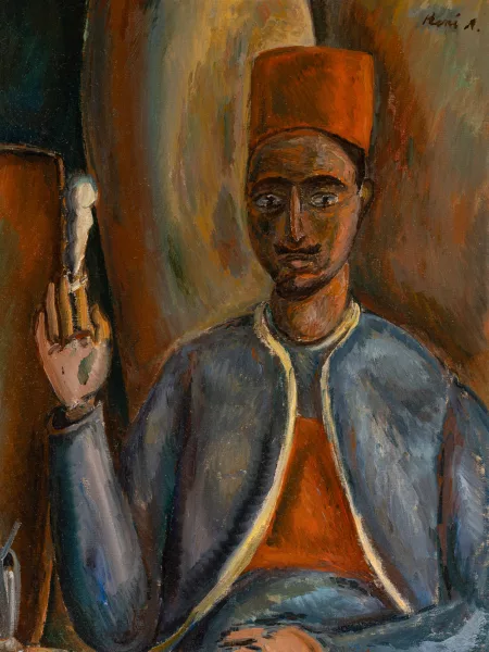 René Auberjonois — Le zouave