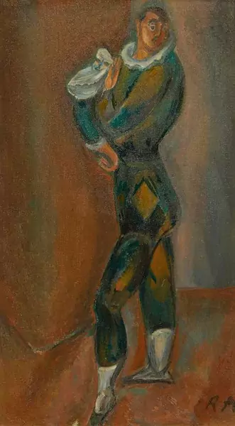 RENÉ AUBERJONOIS — L'Arlequin démasqué. 1918/19. — Koller Auktionen
