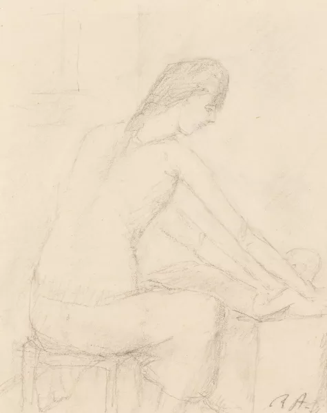René Auberjonois — René Victor AUBERJONOIS (1872-1957), dessin