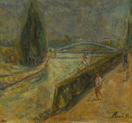 René Auberjonois — Banlieue de Sion, um 1943