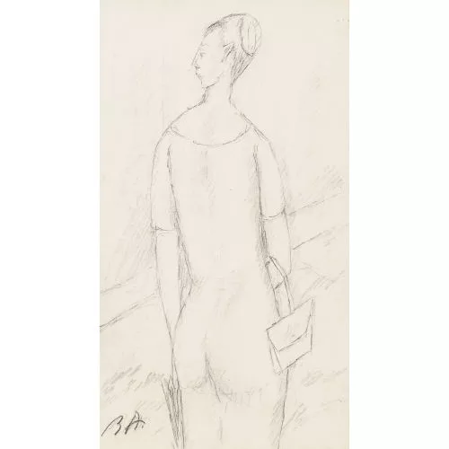 René Auberjonois — Dame mit Handtasche.