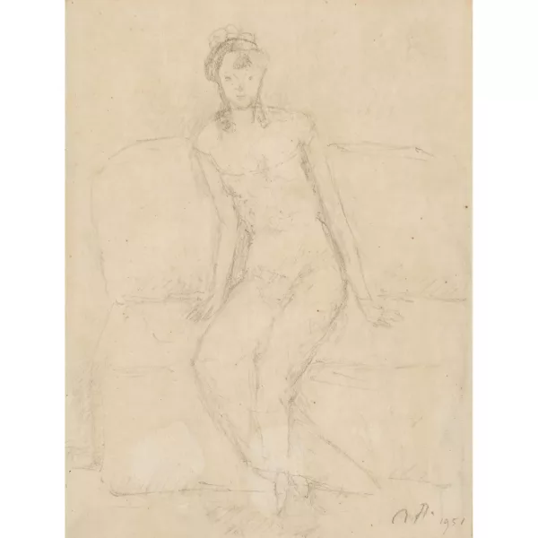 René Auberjonois — "Esquisse pour jeune femme".