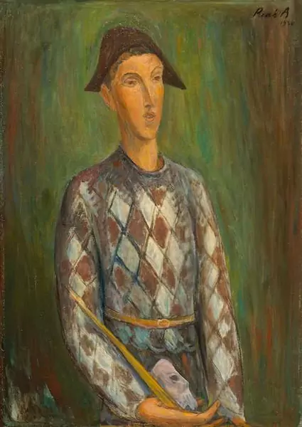 RENÉ AUBERJONOIS — Arlequin. 1934. — Koller Auktionen