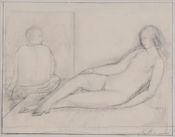 René Auberjonois — Le peintre et son modèle