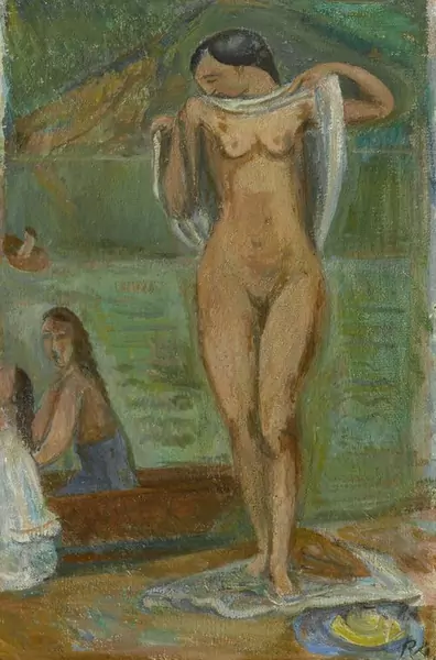 RENÉ AUBERJONOIS — Nu au bord du lac. — Koller Auktionen