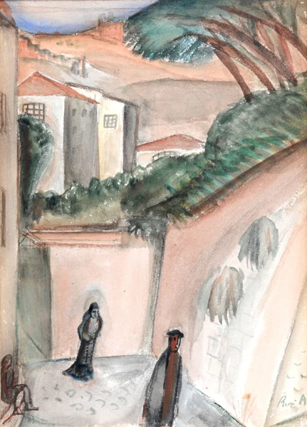 René Auberjonois — Valais