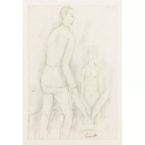 René Auberjonois — Das Paar.