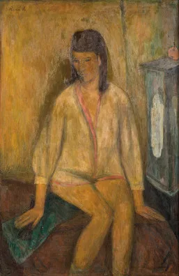 René Auberjonois — La danseuse aux cuisses nues, 1950