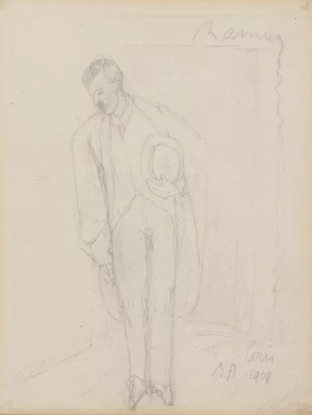 René Auberjonois — Portrait de Charles Ferdinand Ramuz le jour de sa noce