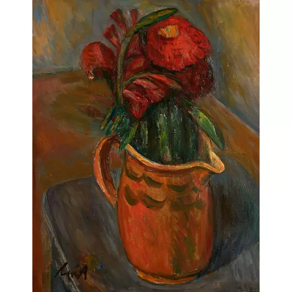 "Le bouquet rouge"