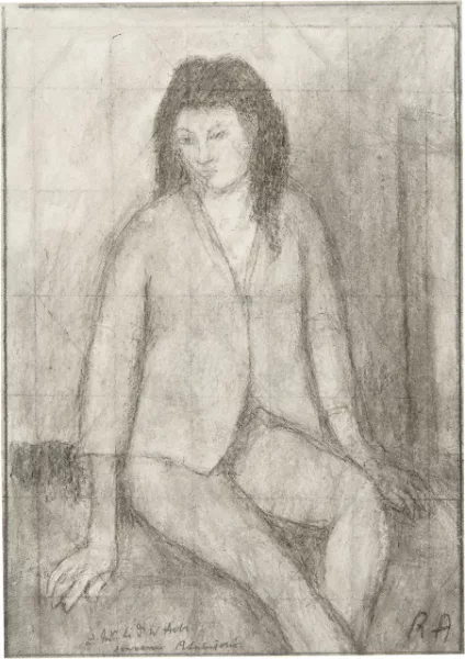 René Auberjonois — Femme aux cuisses nues