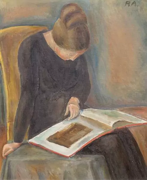 RENÉ AUBERJONOIS — La liseuse. 1919. — Koller Auktionen