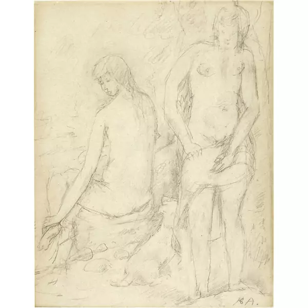 René Auberjonois — Deux baigneuses — Galerie Kornfeld