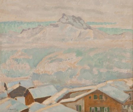 Paysage sous la neige