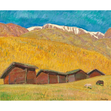 Herbstliche Walliser Landschaft