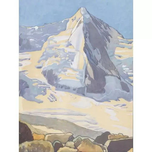 Das Obergabelhorn in den Walliser Alpen