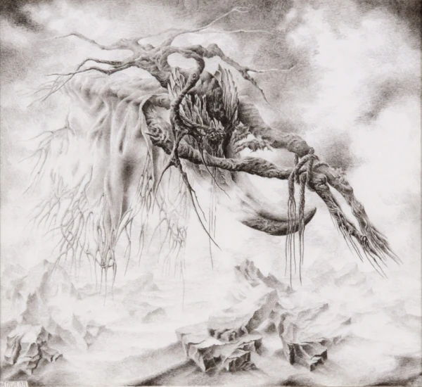 René Moser — 2 Zeichnungen: Flugkörper, 1978