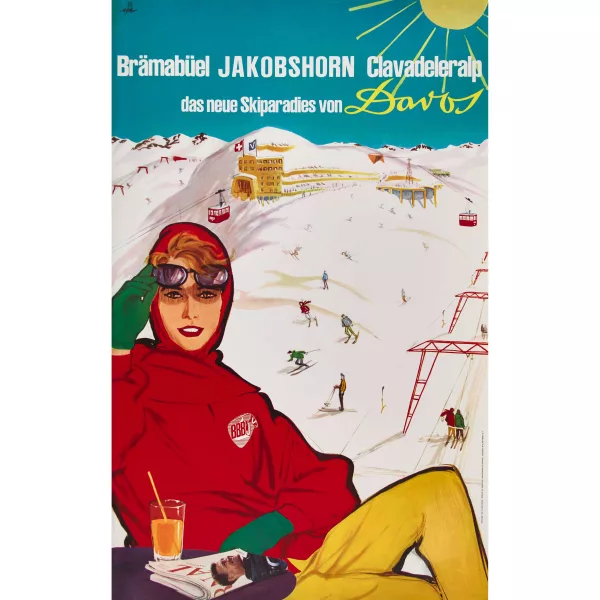 René Mühlemann — "Jakobshorn das neue Skiparadies von Davos".