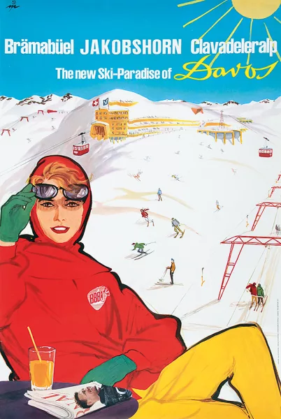 René Mühlemann — Davos - Brämabüel Jakobshorn Clavadeleralp, 1961