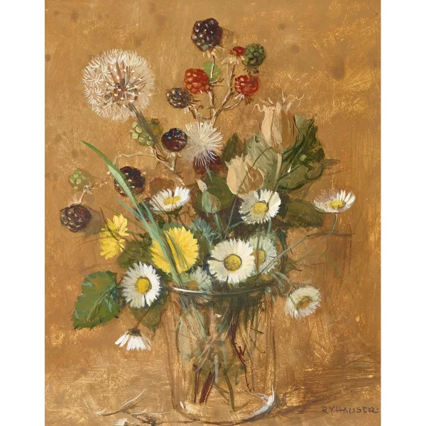 Renée Yolanda Hauser — "Fleurs modestes du jardin".