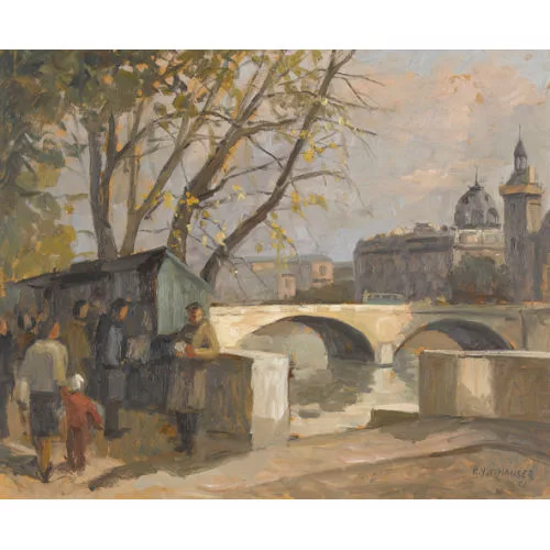 Renée Yolanda Hauser — "Paris, les quais".