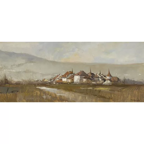 Renée Yolanda Hauser — Le Landeron im Herbst.