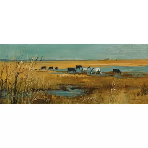 "Le Marais en hiver (Camargue)"