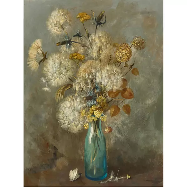 "Chardons bleus et boules d'anges"