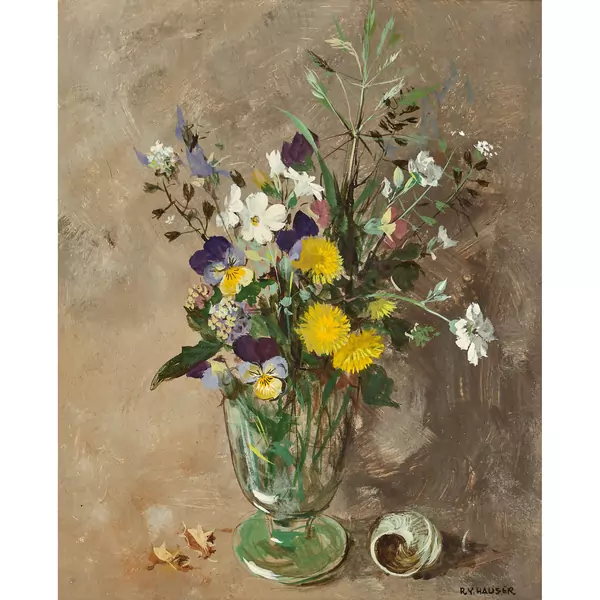 "Bouquet aux pensées"