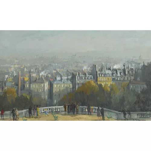 Renée Yolanda Hauser — "Vue de Montmartre".