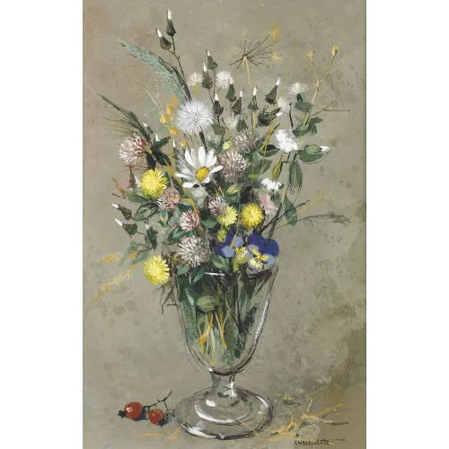 Renée Yolanda Hauser — "Bouquet aux trèfles".
