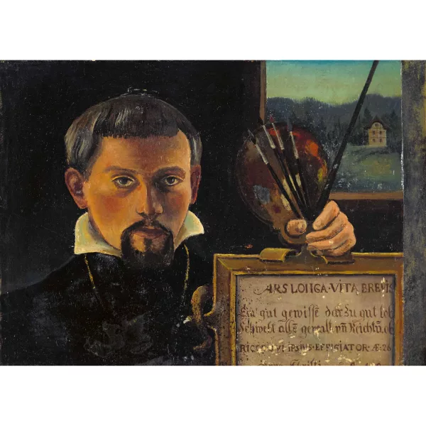 Ricco Wassmer — "Selbstbildnis Oberramsern nach Lorenz Strauch".