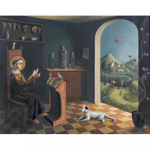 Ricco Wassmer — Der Hl. Franz von Assisi predigt den Vögeln.