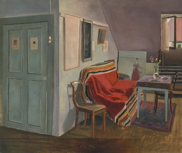 Ricco Wassmer — Skizze Atelier Amiet Oschwand", 1942