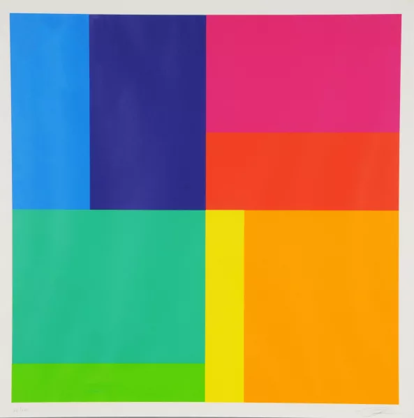 Richard Paul Lohse — Bewegung von acht Farben um eine Achse, 1970