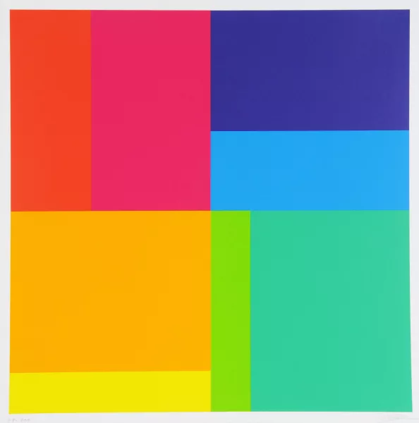 Richard Paul Lohse — Bewegung in acht Farben um eine Achse, 1974