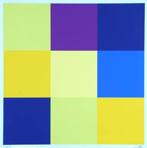 Richard Paul Lohse — Mappe A: Modulare Ordnungen, 1976
