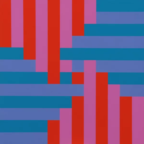 Richard Paul Lohse — 2 x 2 gleiche Farbgruppen, 1962-68/2, 1970