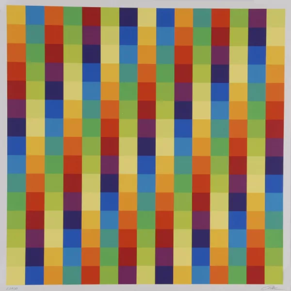 Richard Paul Lohse — Mappe C: Modulare / serielle Ordnung, 1976