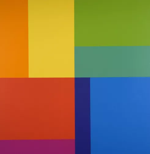 Richard Paul Lohse — Bewegung von acht Farben um eine Achse