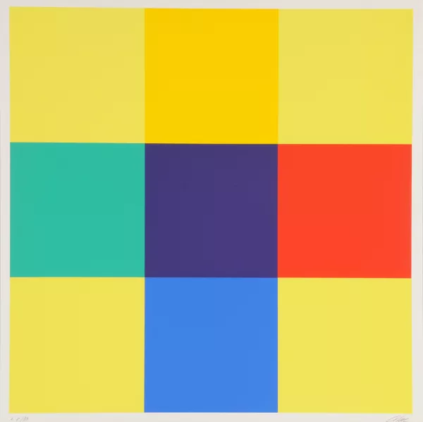 Richard Paul Lohse — Portfolio. 3 Modulare Ordnungen - 3 Serielle Ordnungen (Mappe A), 1976
