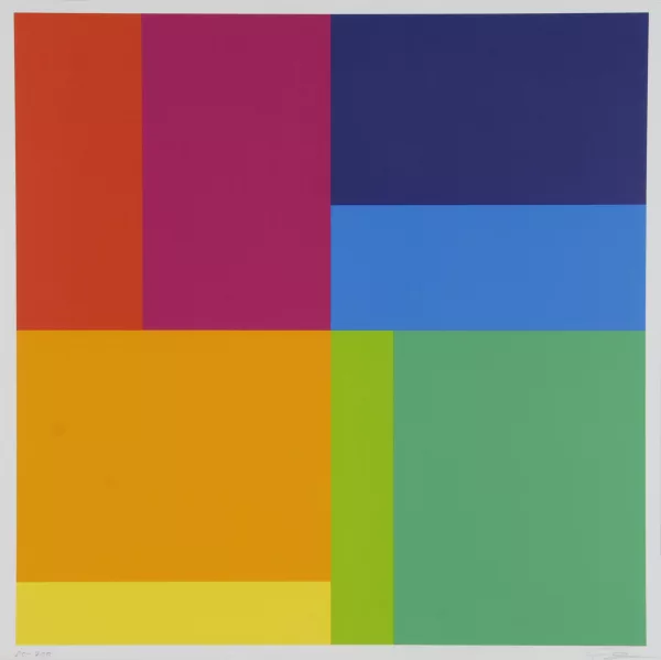Richard Paul Lohse — Bewegung von acht Farben um eine Achse, 1971