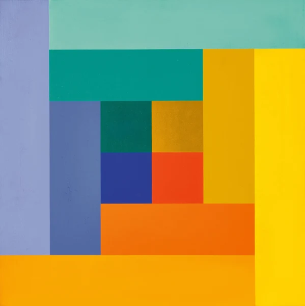 Richard Paul Lohse — Progression von vier gestuften Farben, 1952/68