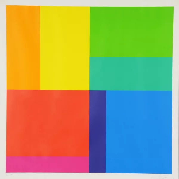 Richard Paul Lohse — Bewegung von acht Farben um eine Achse, 1970/71