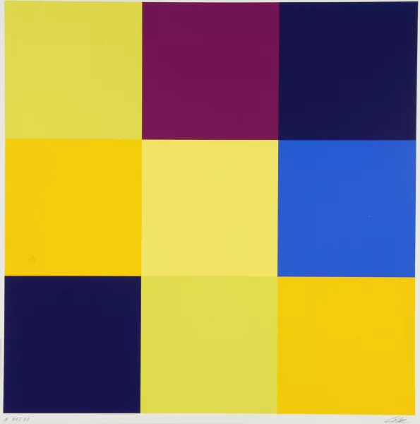 Richard Paul Lohse — Mappe A: Modulare Ordnungen, 1976