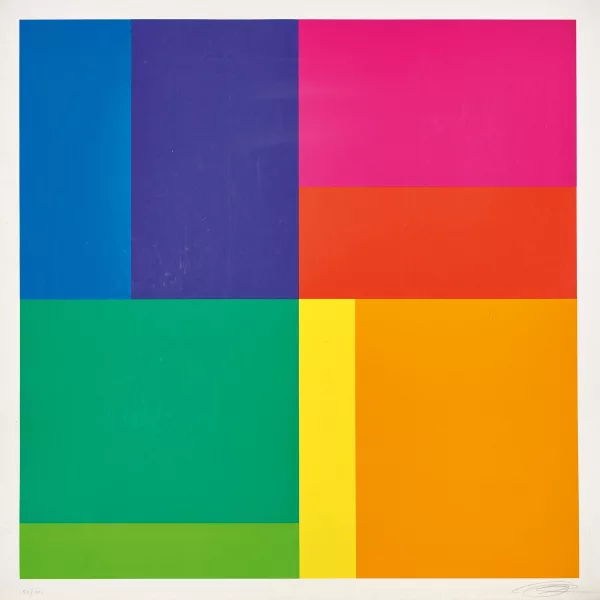 Richard Paul Lohse — "Bewegung von acht Farben um eine Achse".