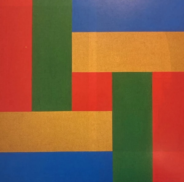 Richard Paul Lohse — Farbgruppen um ein rotes Zentrum, 1953/73