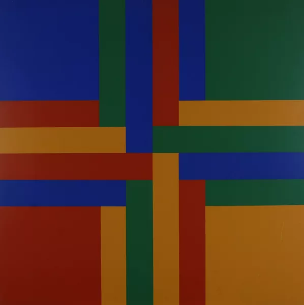 Richard Paul Lohse — Four Interrelated Colour Groups, 1968