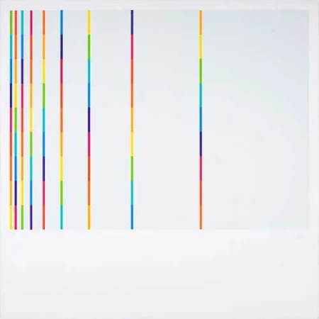 RICHARD PAUL LOHSE — Neun serielle Farblinien. 1945/85. — Koller Auktionen