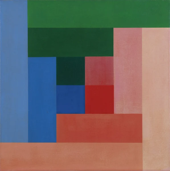 Richard Paul Lohse — PROGRESSION VON 4 GESTUFTEN FARBEN, 1967PROGRESSION OF FOUR GRADED COLOURS, 1967
